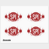 SPIMUSICINC Logo Red - Sticker (Vel)