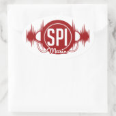 SPIMUSICINC Logo Red - Sticker (Tas)