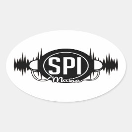 SPIMUSICINC Logo Zwart - Sticker