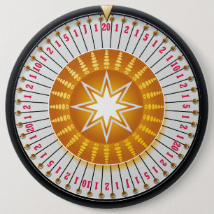 Spin 1 Buttonnen Ronde Button 6,0 Cm