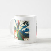 Spin-Art. 1974. Mijn allereerste werkstuk Koffiemok (Voorkant links)