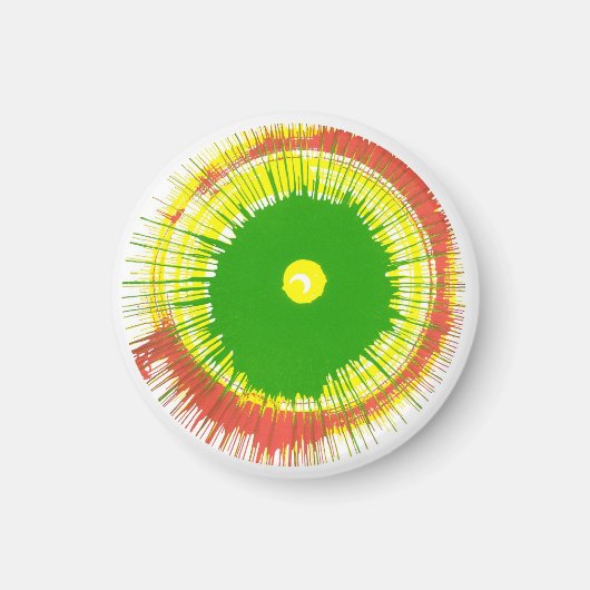 Spin Art Magnets Magneet (Voorkant)