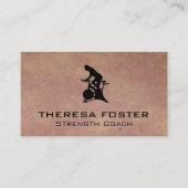 Spin Bike Personal Trainer Visitekaartje (Voorkant)