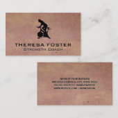 Spin Bike Persoonlijke Trainer Visitekaartje (Voorkant / Achterkant)