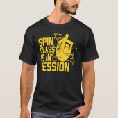 Spin Class is in Session Dreidel Funny Jewish Hanu T-shirt (Voorkant)