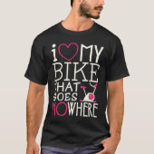 Spin Class Love My Bike Indoor Spin Wo T-shirt (Voorkant)
