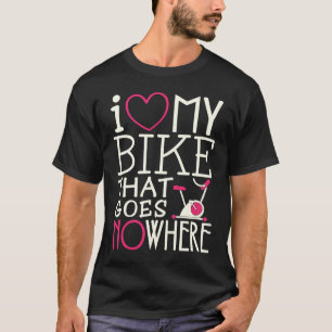 Spin Class Love My Bike Indoor Spin Wo T-shirt