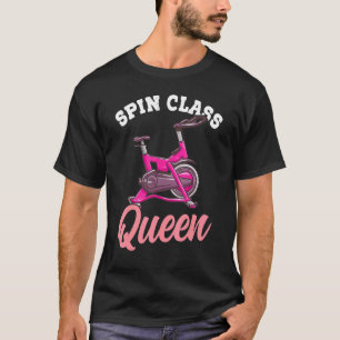 Spin Class Queen Indoor Fietsen Vrouwen T-shirt