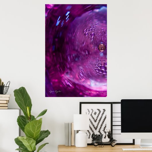 Spin Cycle Wall Art Poster (Thuiskantoor)