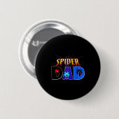 Spin Daddy Shirt Verjaardag Vaderdag Halloween Co Ronde Button 5,7 Cm (Voorkant /achterkant)