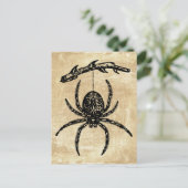  spin die van het Briefkaart van de Tak hangt (Staand voorkant)