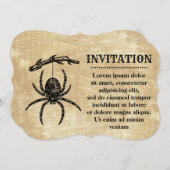 spin die van tak hangt kaart (Voorkant / Achterkant)