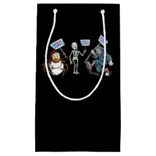 spin  Dode schedel Running Skeleton Snowman Spider Klein Cadeauzakje