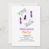 Spin Doodles Halloween Costume Party Kaart (Voorkant)