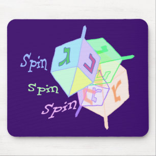 Spin Dreidels Mousepad Muismat