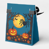 Spin en Jackolanterns Uitknippen in Sjabloonstijl Bedankdoosjes (Achterkant)