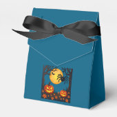 Spin en Jackolanterns Uitknippen in Sjabloonstijl Bedankdoosjes (Voorkant Zijde)