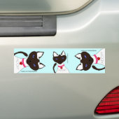 Spin-fect Moira ADOPT Aqua 3-wegs Bumpersticker (Op auto)
