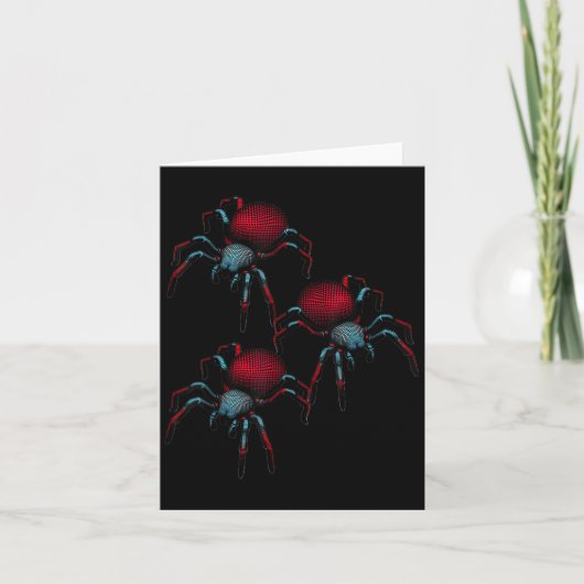 Spin Fobie Spin 3d Vrouw Vrouwen Man Kind Meisje Kaart (Voorkant)