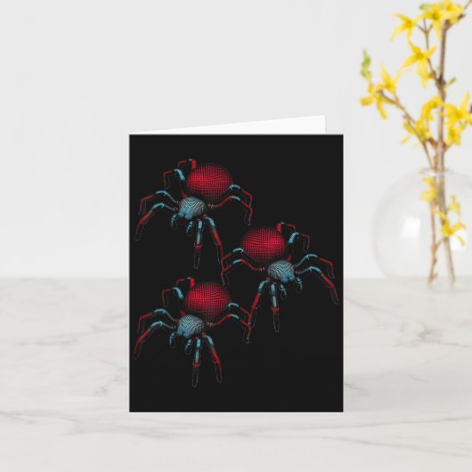 Spin Fobie Spin 3d Vrouw Vrouwen Man Kind Meisje Kaart (Gele Bloem)