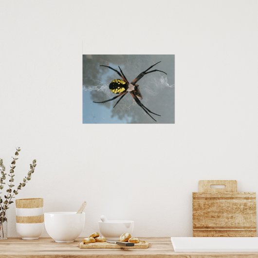 Spin, gemeenschappelijke tuin poster (Keuken)