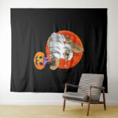 Spin Geschenk | Boo Halloween Met Pompoen Wandkleed (In Situ (horizontaal))