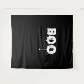 Spin Geschenk | Halloween Grappige Verschrikkelijk Wandkleed (Voorkant (horizontaal))