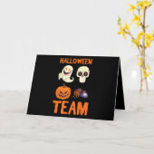 Spin Geschenk | Halloween Team Pompoen Geest Spin Kaart (Gele Bloem)