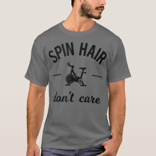 Spin Hair maakt geen schimmelig Gym Gezegde draaie T-shirt