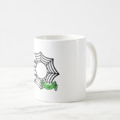 Spin halloween t shirten halloween koffiemok (Voorkant rechts)