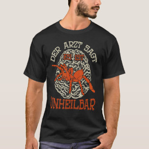 Spin huisdier terrarium bioloog arachnide reptiel t-shirt