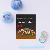 Spin, ik ben zo stom | Spider Lover Gift Flyer (Enkel)
