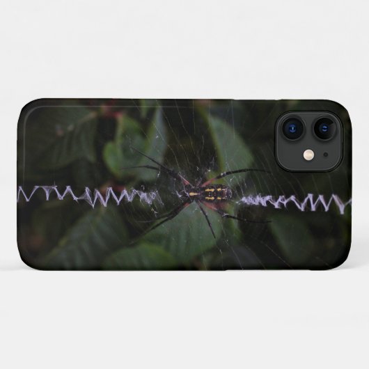 Spin in een zigzagweb Case-Mate iPhone case (Achterkant (horizontaal))