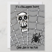 Spin in Web met Skull Kaart (Voorkant)