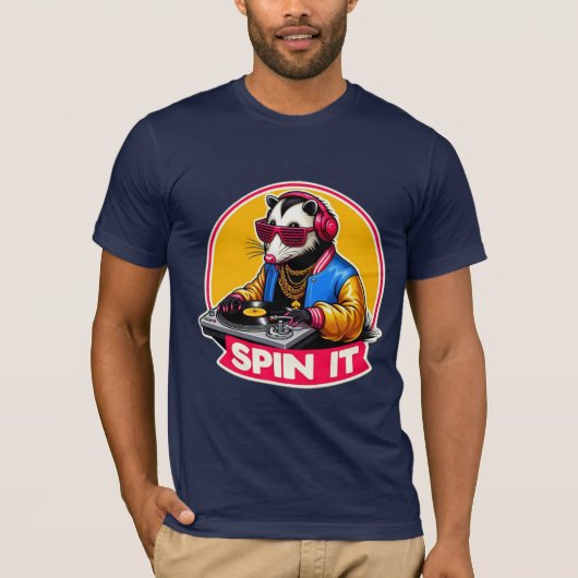 SPIN IT-OPOSSUM DJ 5 T-SHIRT (Voorkant)