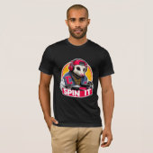 SPIN IT-OPOSSUM DJ T-SHIRT (Voorkant volledig)