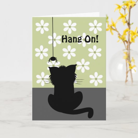 Spin & Kat Kaart (Gele Bloem)