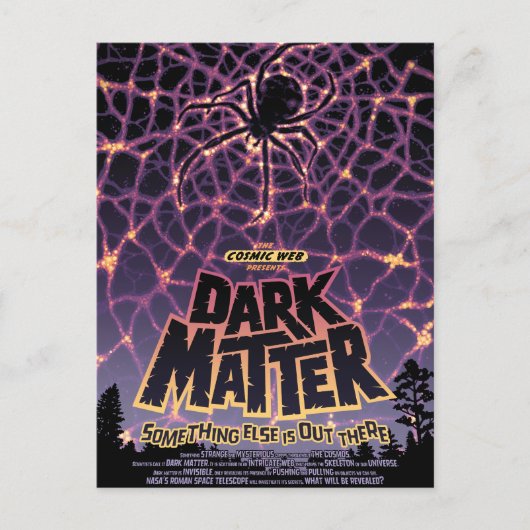 Spin Kosmisch Web, Halloween Galaxy of Horrors Briefkaart (Voorkant)