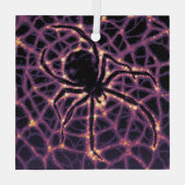 Spin Kosmisch Web, Halloween Galaxy of Horrors Glas Ornament (Achterkant)