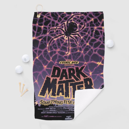 Spin Kosmisch Web, Halloween Galaxy of Horrors Golfhanddoek (Insitu)