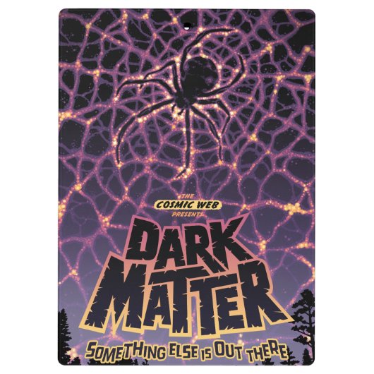 Spin Kosmisch Web, Halloween Galaxy of Horrors Klembord (Achterkant)