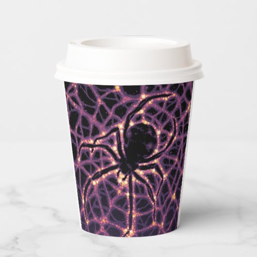 Spin Kosmisch Web, Halloween Galaxy of Horrors Papieren Bekers (Achterkant)