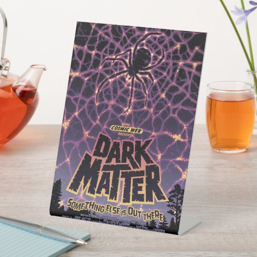 Spin Kosmisch Web, Halloween Galaxy of Horrors Reclamebord Met Voetstuk (Insitu)