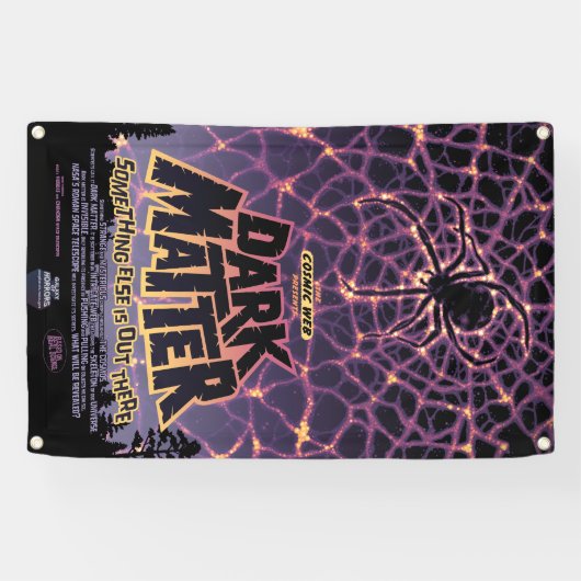 Spin Kosmisch Web, Halloween Galaxy of Horrors Spandoek (Horizontaal)