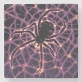 Spin Kosmisch Web, Halloween Galaxy of Horrors Stenen Onderzetter (Voorkant)