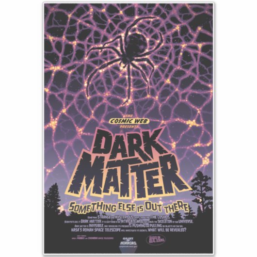 Spin Kosmisch Web, Halloween Galaxy of Horrors Sticker (Voorkant)