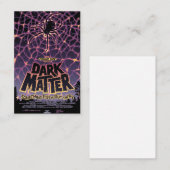 Spin Kosmisch Web, Halloween Galaxy of Horrors Visitekaartje (Voorkant / Achterkant)