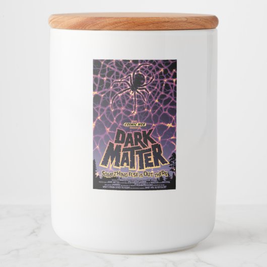 Spin Kosmisch Web, Halloween Galaxy of Horrors Voedselcontainer Etiket (Voorkant)