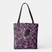 Spin kosmisch web, Halloween sterrenstelsel van ve Tote Bag (Achterkant)