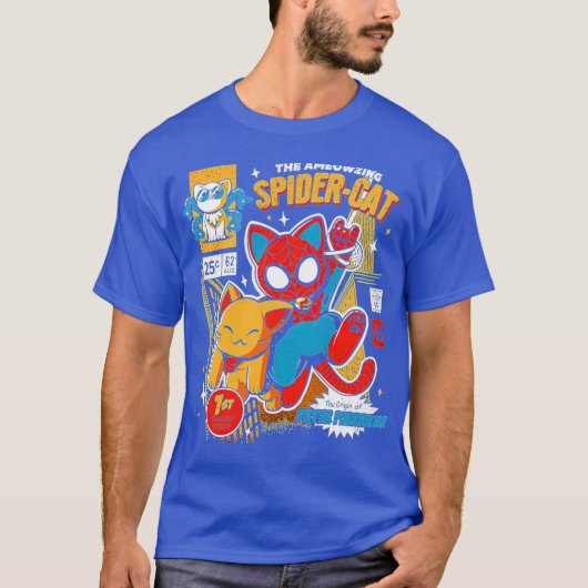 Spin Man Kat T-shirt (Voorkant)